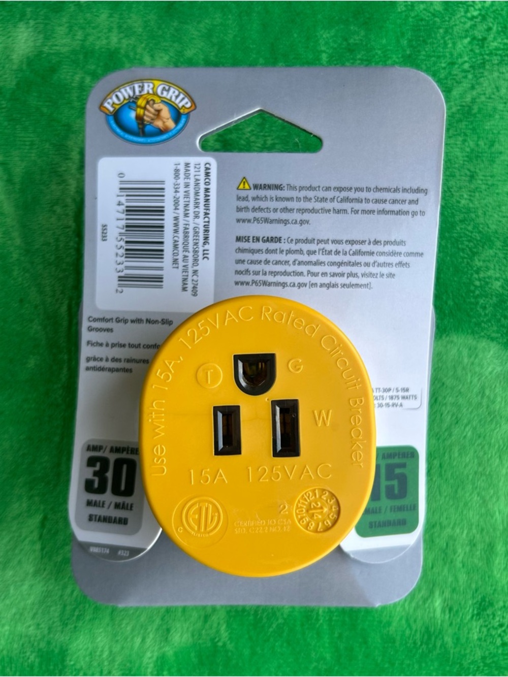 RV Electrical Adapter - 30AM/15AF - Picture 4 of 8